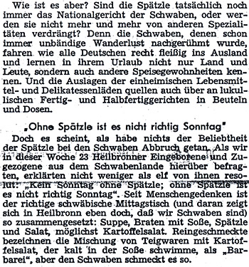 Artikel in der Heilbronner Stimme; 20.03.1965
